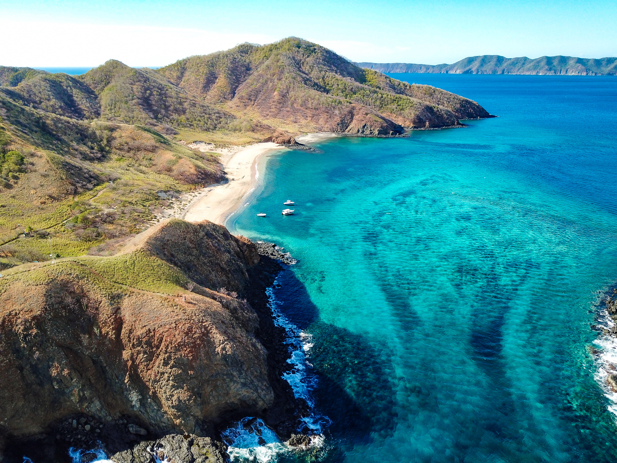 Bat Islands main beach drone picture