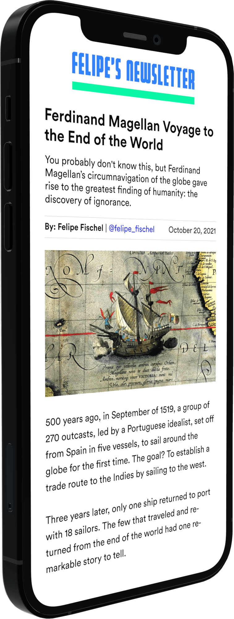 Sam Dickie Newsletter design preview